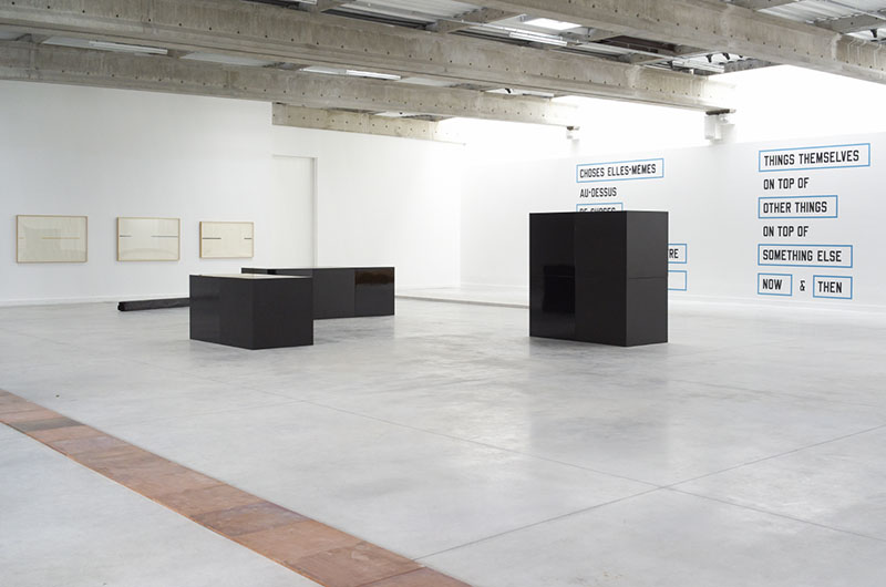 <p>Carl Andre<br class='autobr' />
Robert Grosvenor<br class='autobr' />
Sol LeWitt<br class='autobr' />
Lawrence Weiner</p>